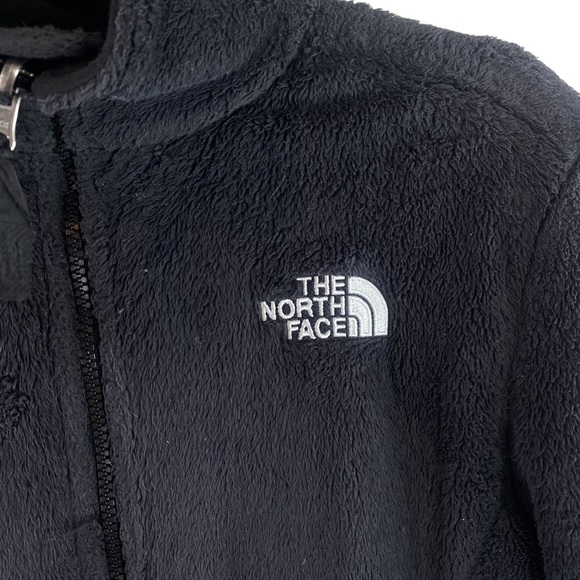 THE NORTH FACE Women’s Fuzzy Fleece Black Full Zip Jacket Size Small - Picture 3 of 7